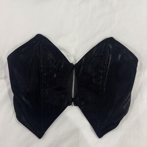 superdown Black Strapless Top